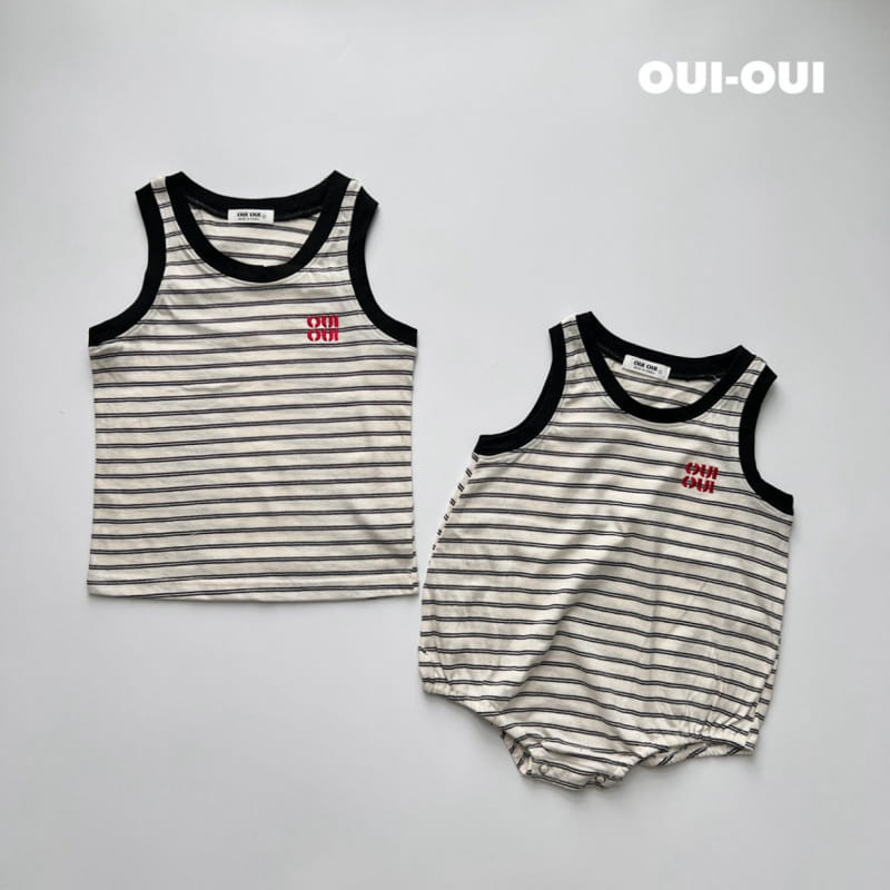 Oui Oui - Korean Children Fashion - #childofig - Light Sleeveless Tee - 4