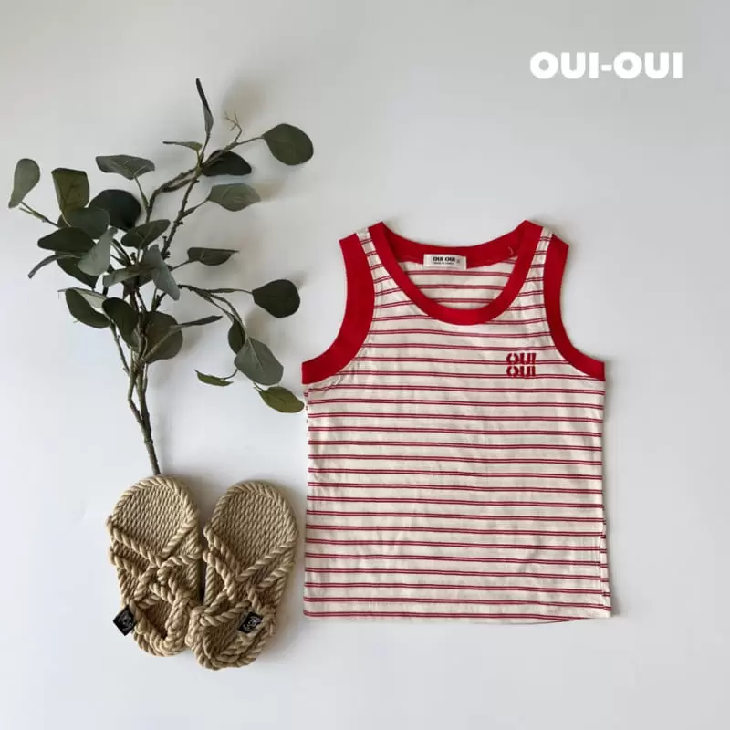 Oui Oui - Korean Children Fashion - #designkidswear - Light Sleeveless Tee - 6