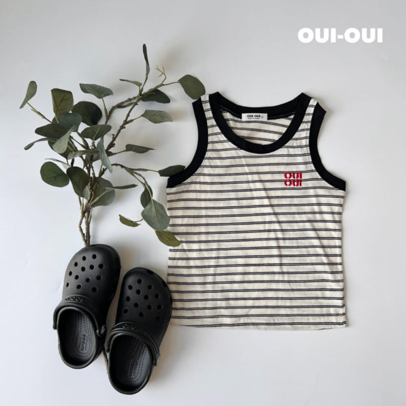 Oui Oui - Korean Children Fashion - #fashionkids - Light Sleeveless Tee - 8