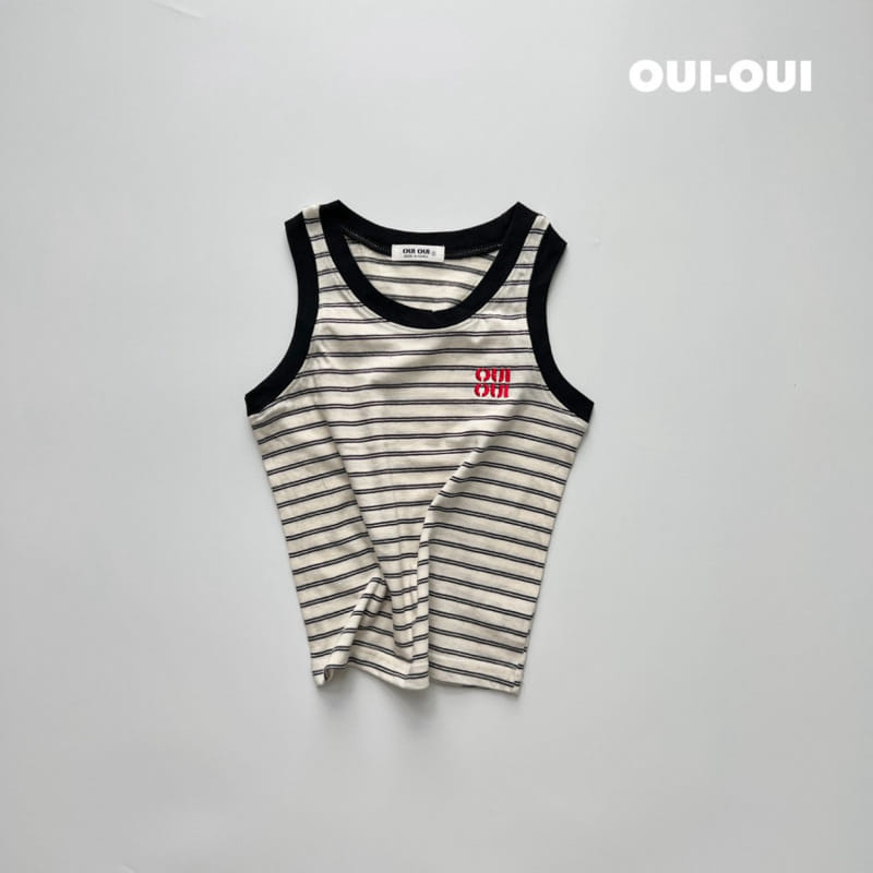 Oui Oui - Korean Children Fashion - #kidsstore - Light Sleeveless Tee - 10