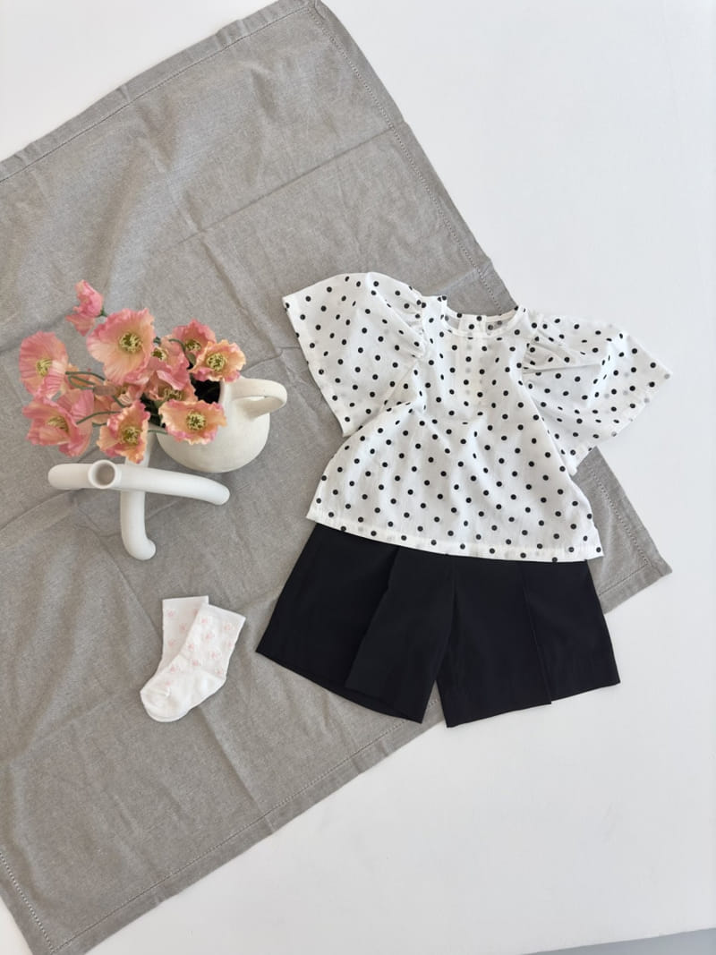 P.o.m - Korean Children Fashion - #Kfashion4kids - Dot Blouse - 6