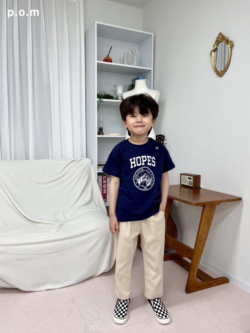 P.o.m - Korean Children Fashion - #stylishchildhood - Wrinkle Capri Pants - 4