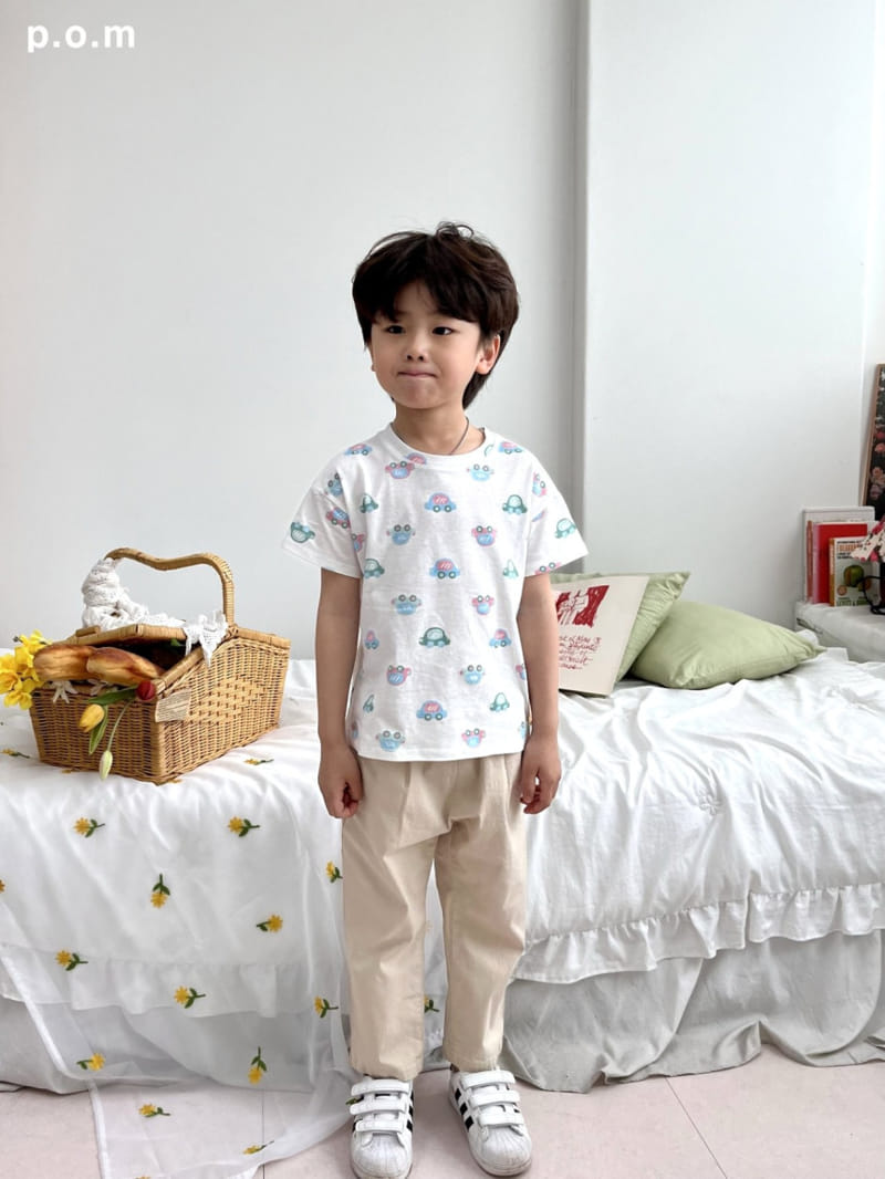 P.o.m - Korean Children Fashion - #childofig - Car Tee - 4