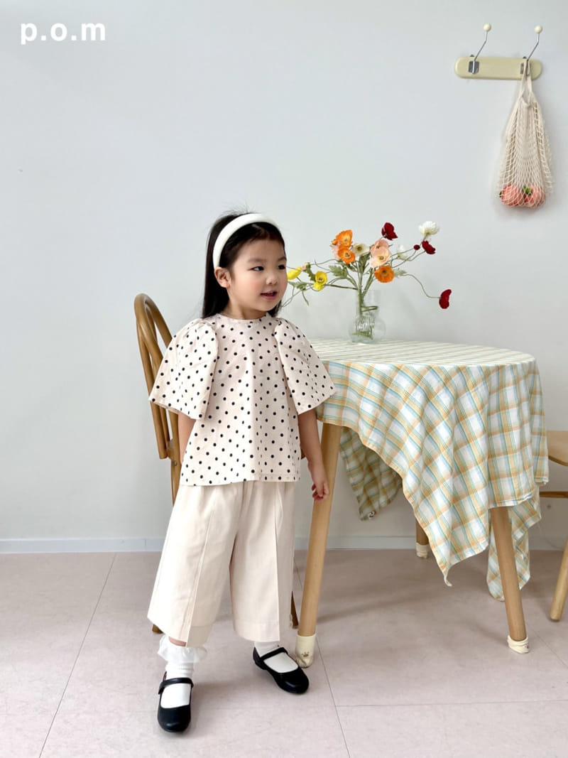 P.o.m - Korean Children Fashion - #childofig - Wrinkle Bermuda Pants - 3