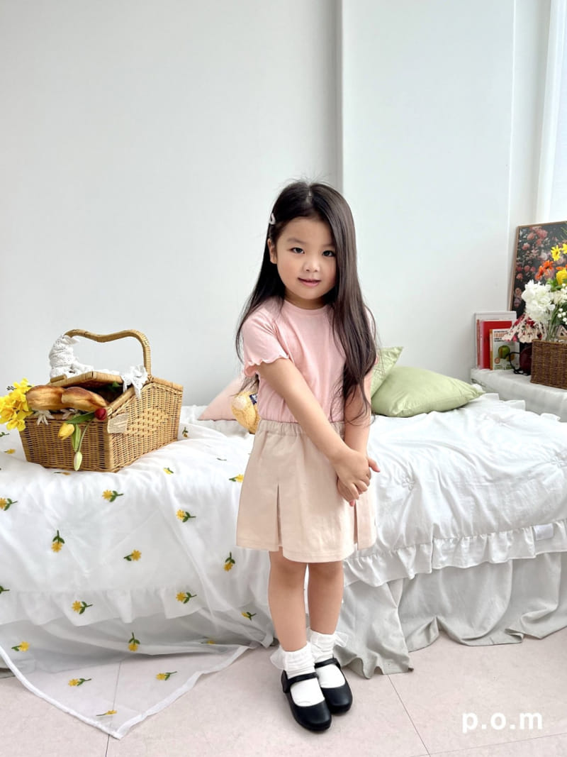 P.o.m - Korean Children Fashion - #childofig - Wrinkle Skirt - 2