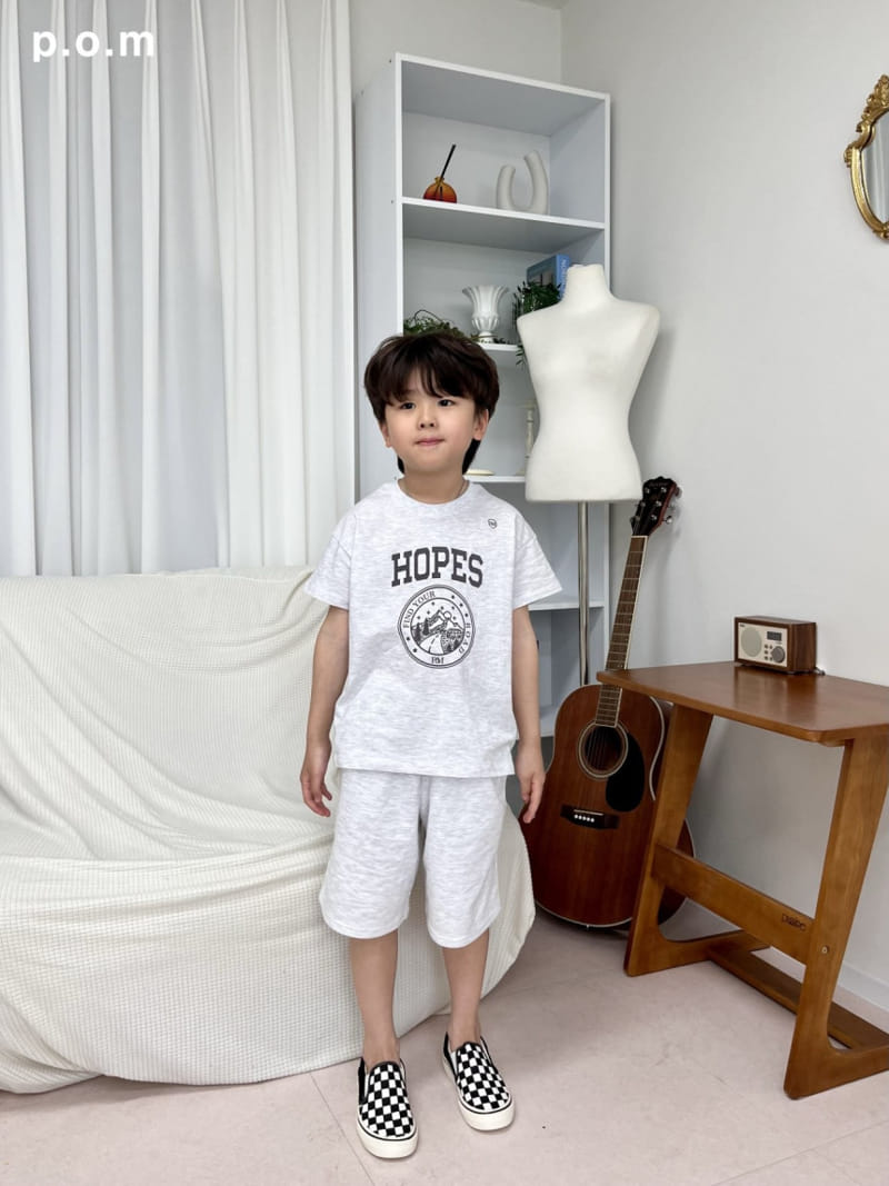 P.o.m - Korean Children Fashion - #childrensboutique - Training Bermuda Pants