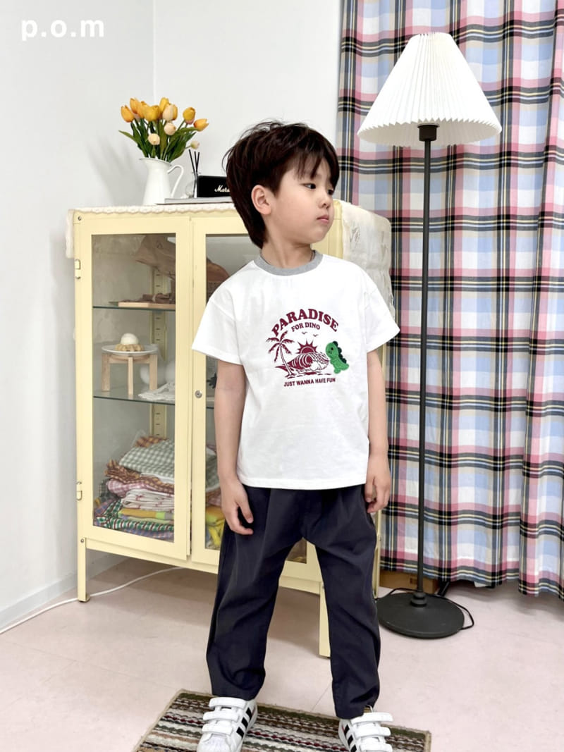 P.o.m - Korean Children Fashion - #designkidswear - Wrinkle Capri Pants - 6