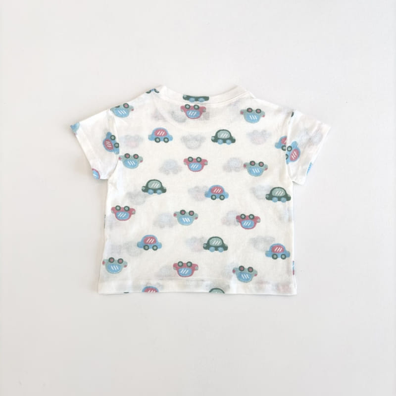 P.o.m - Korean Children Fashion - #designkidswear - Car Tee - 6