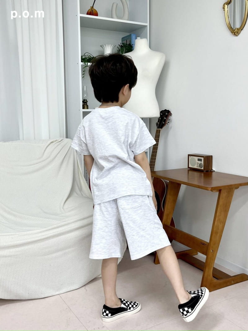 P.o.m - Korean Children Fashion - #designkidswear - Training Bermuda Pants - 2