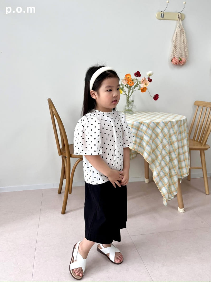 P.o.m - Korean Children Fashion - #discoveringself - Wrinkle Bermuda Pants - 6