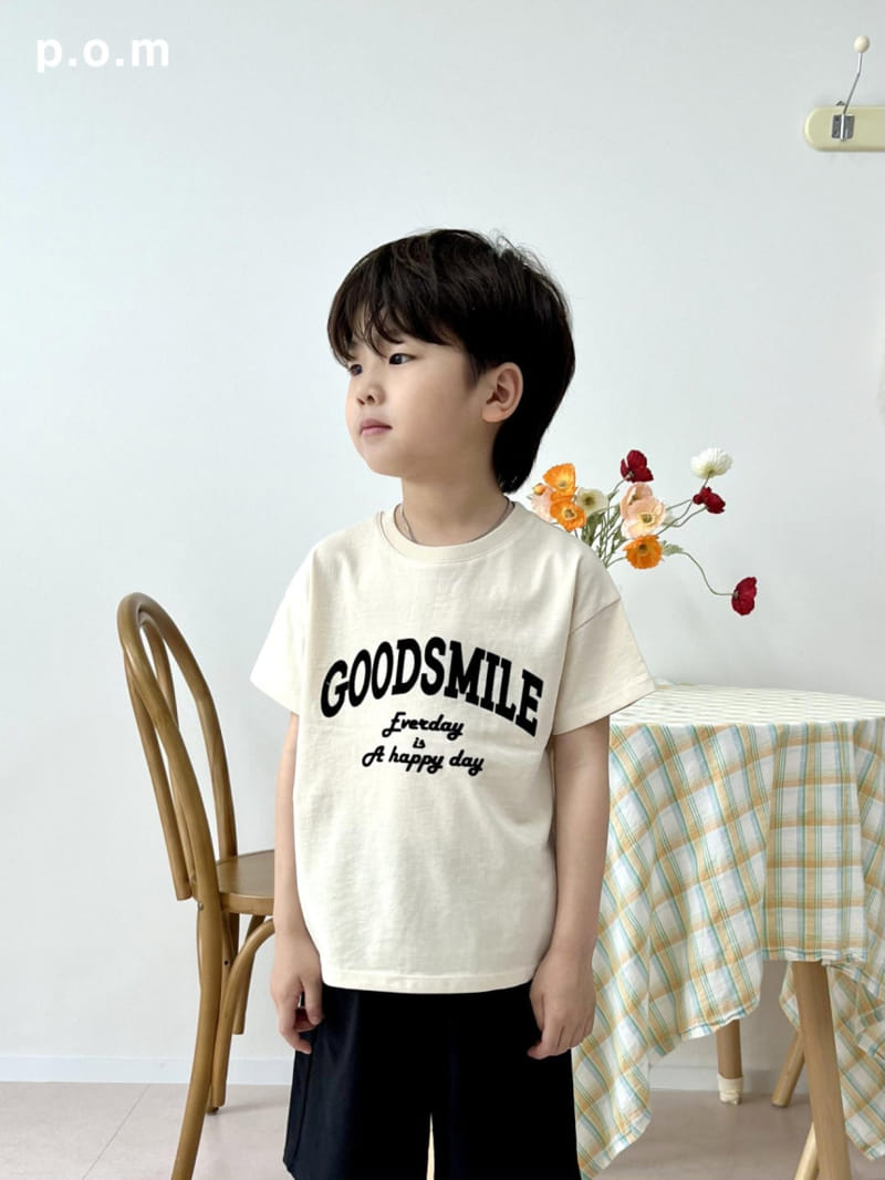 P.o.m - Korean Children Fashion - #kidsstore - Good Smile Tee - 7