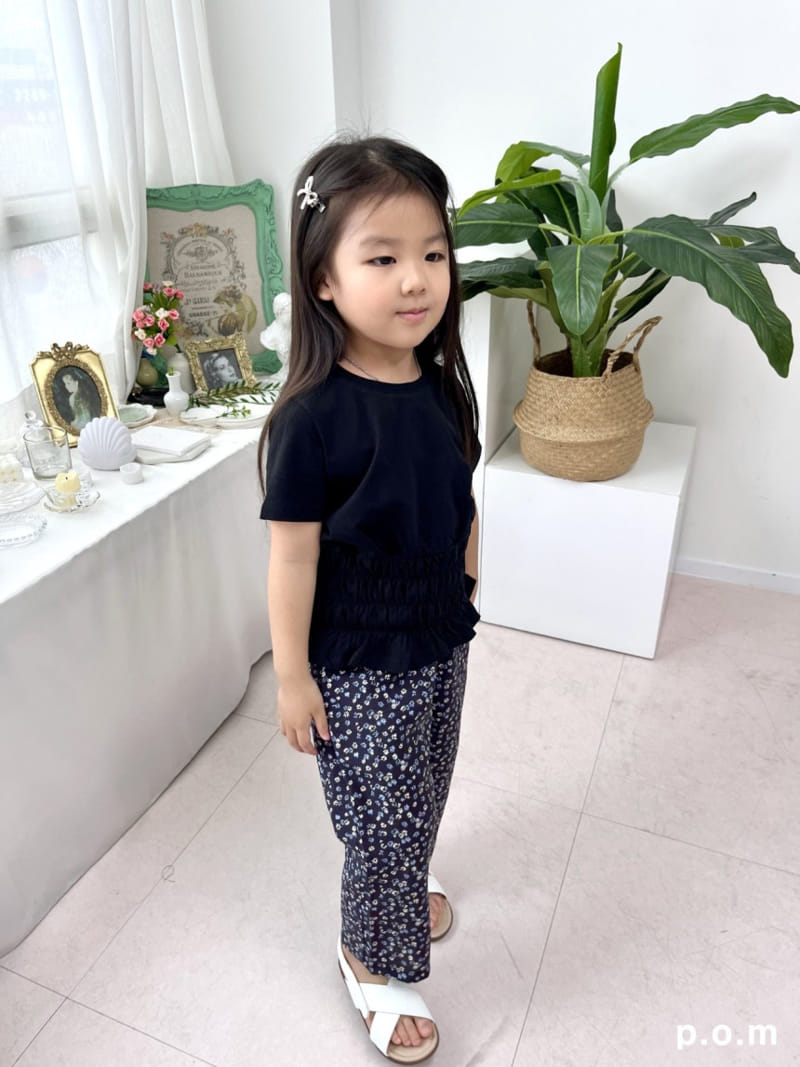 P.o.m - Korean Children Fashion - #kidzfashiontrend - Smoke Tee