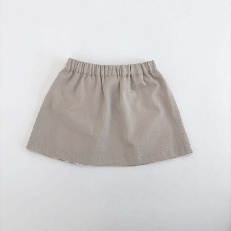 P.o.m - Korean Children Fashion - #kidzfashiontrend - Wrinkle Skirt - 9