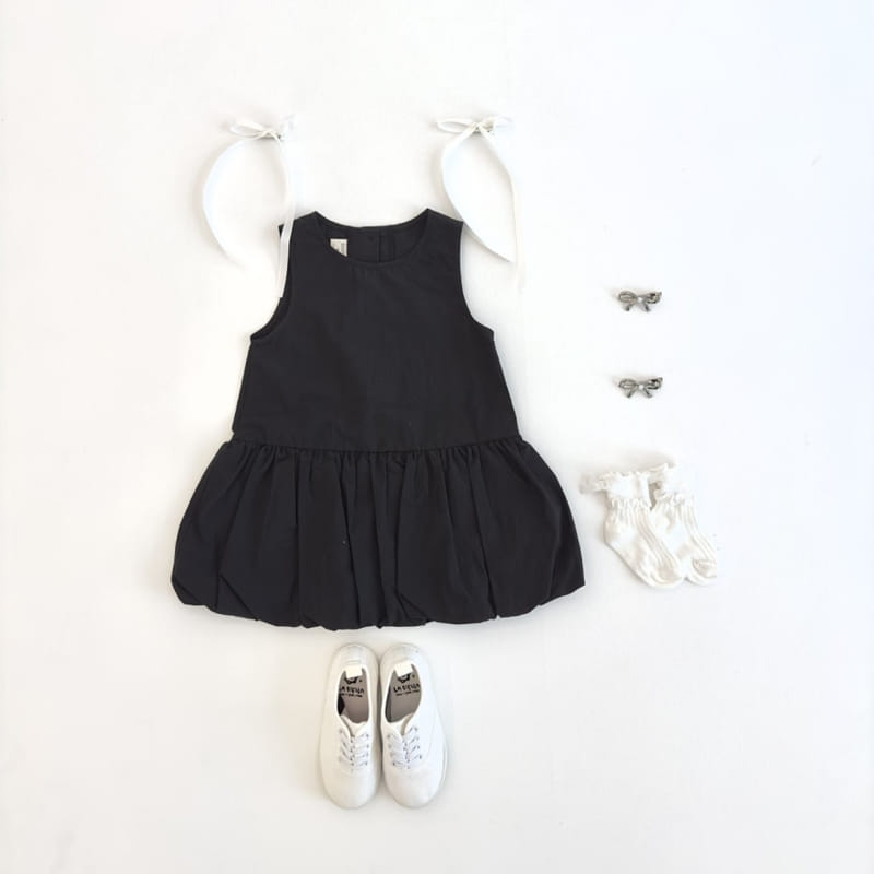 P.o.m - Korean Children Fashion - #magicofchildhood - Sleeveless Balloon One-Piece - 10