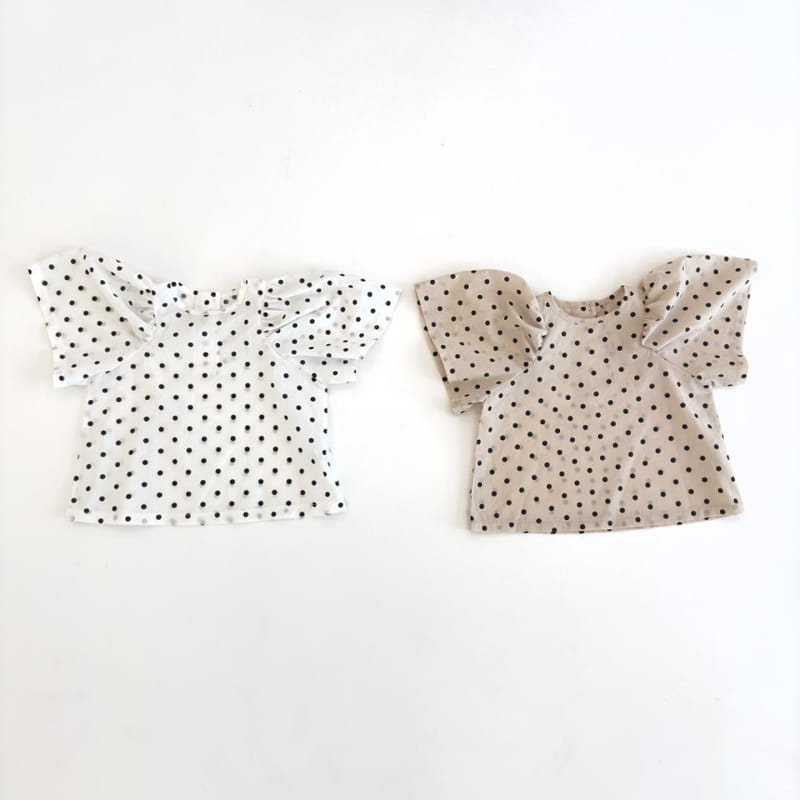 P.o.m - Korean Children Fashion - #magicofchildhood - Dot Blouse - 8