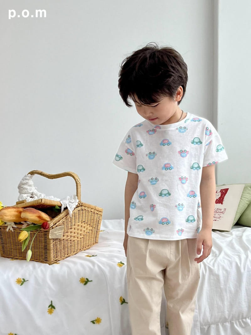 P.o.m - Korean Children Fashion - #minifashionista - Car Tee