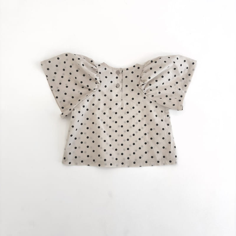 P.o.m - Korean Children Fashion - #prettylittlegirls - Dot Blouse - 10