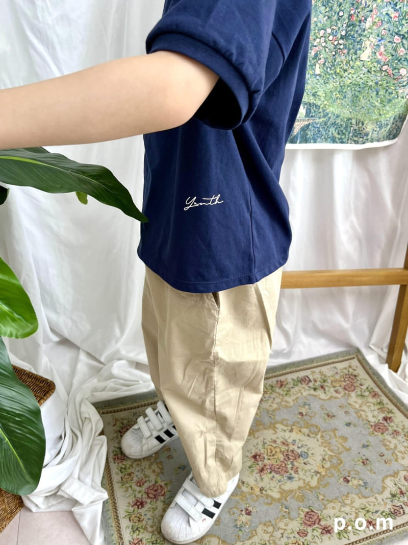 P.o.m - Korean Children Fashion - #stylishchildhood - Wrinkle Pants - 2