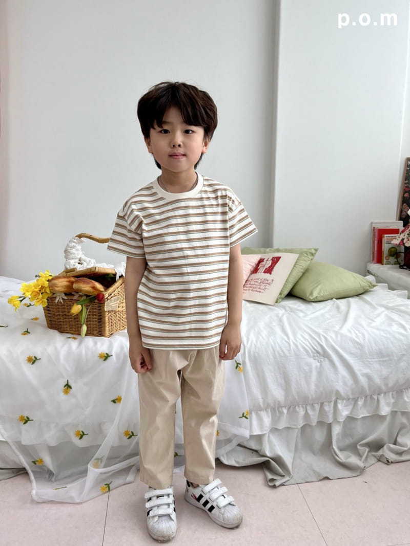 P.o.m - Korean Children Fashion - #todddlerfashion - Wrinkle Capri Pants