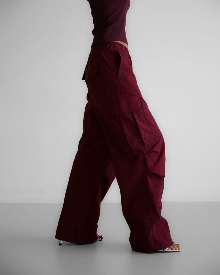 Paper Moon - Korean Women Fashion - #momslook - Nylon Technical Cargo Jogger Pants