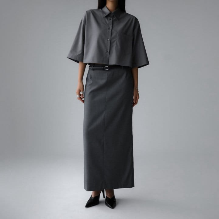 Paper Moon - Korean Women Fashion - #momslook - Maxi Length Straight Pencil Line Skirt - 5