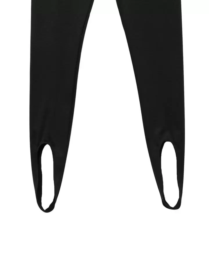 Paper Moon - Korean Women Fashion - #momslook - Stirrup Stretch Leggings - 6