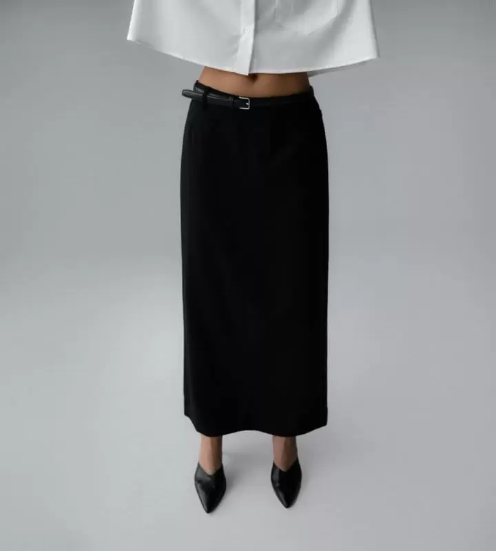 Paper Moon - Korean Women Fashion - #restrostyle - Maxi Length Straight Pencil Line Skirt - 8