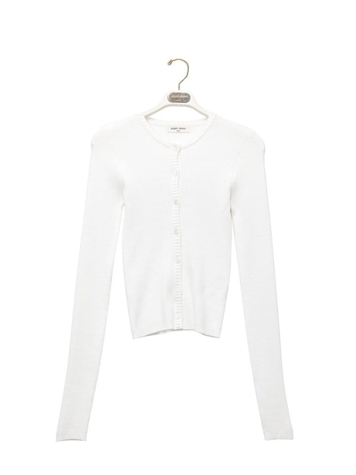 Paper Moon - Korean Women Fashion - #womensfashion - Ribbed Button Down Knit Cardigan - 9