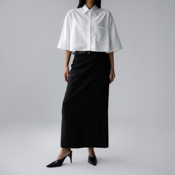 Paper Moon - Korean Women Fashion - #momslook - Maxi Length Straight Pencil Line Skirt - 4