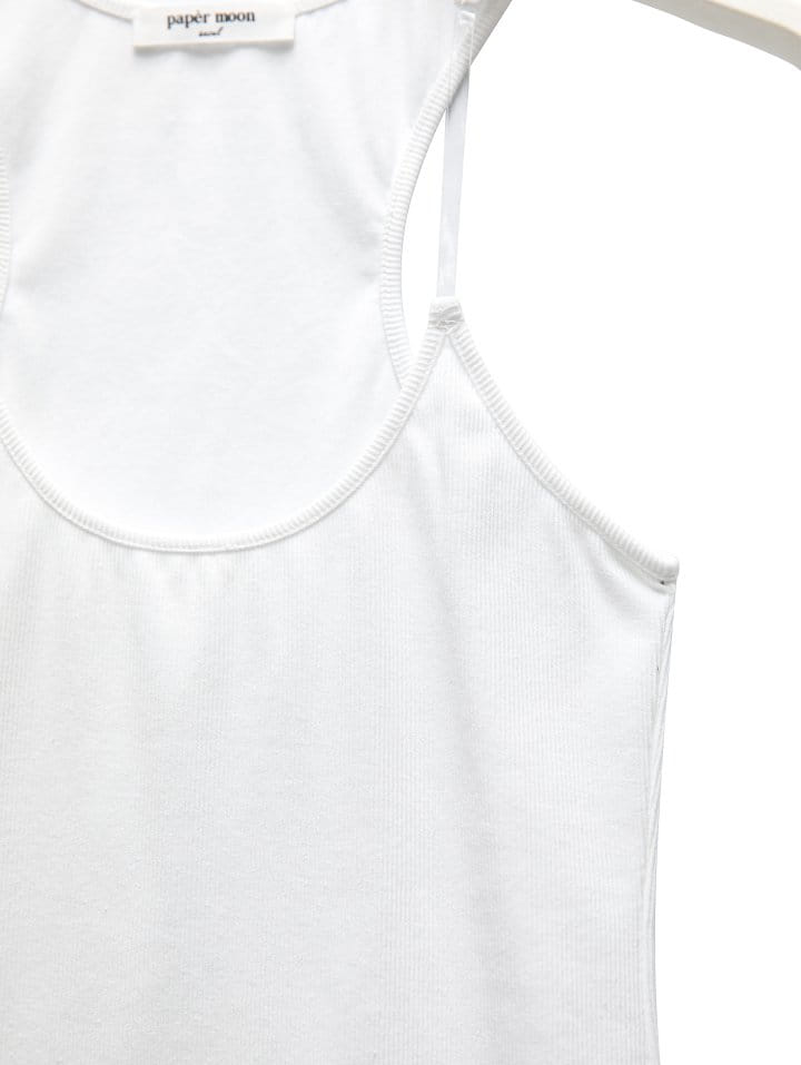 Paper Moon - Korean Women Fashion - #womensfashion - Shoulder ST Detail Ribbed Sleeveless Tank Top - 11