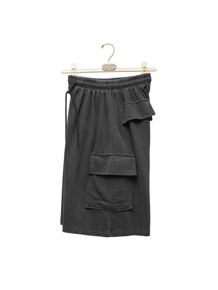 Paper Moon - Korean Women Fashion - #womensfashion - Pigment Pocket Detail Cargo Bermuda Pants - 8