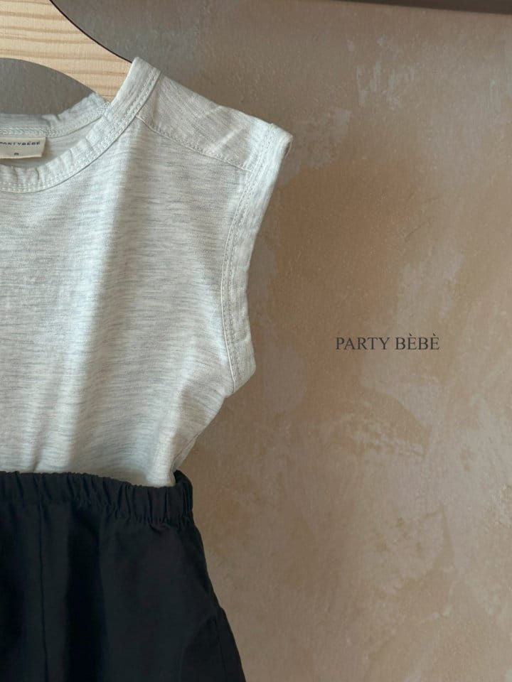 Party Kids - Korean Baby Fashion - #babyoutfit - Melbourne Sleeveless Tee - 6