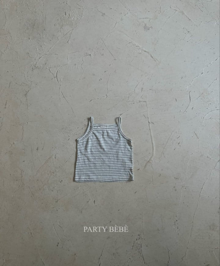 Party Kids - Korean Baby Fashion - #onlinebabyshop - Bebe String Sleevelss Tee - 10