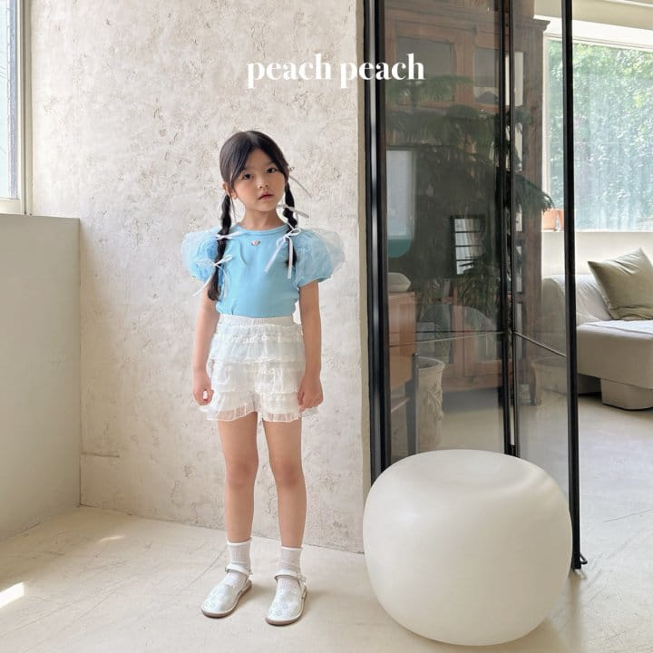 Peach peach - Korean Children Fashion - #Kfashion4kids - Hani Lace Skirt Pants - 5