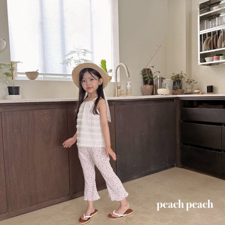 Peach peach - Korean Children Fashion - #Kfashion4kids - Bibi Pleats Boos Cut Pants - 3