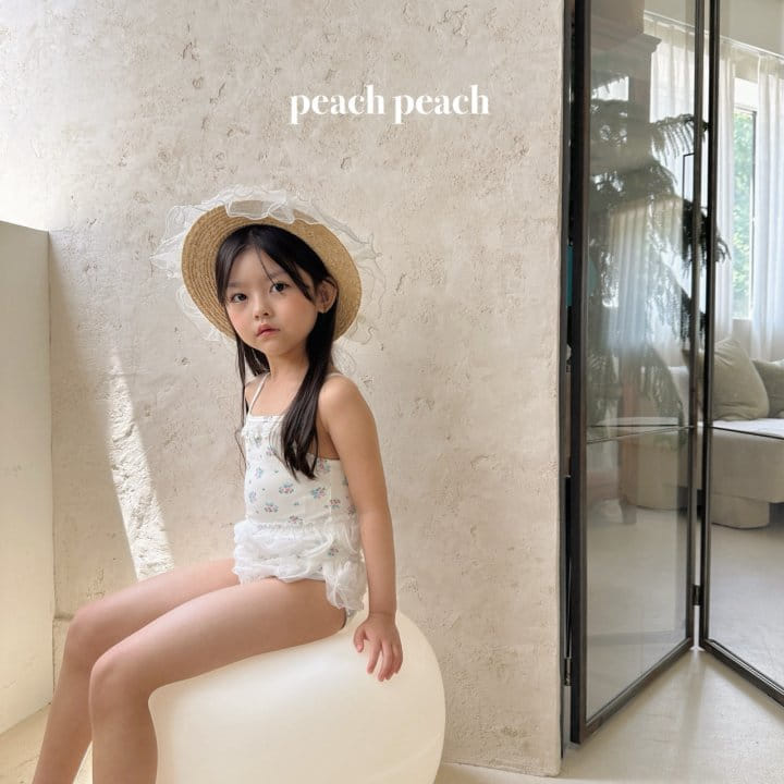 Peach peach - Korean Children Fashion - #childofig - Garden Swim Suit