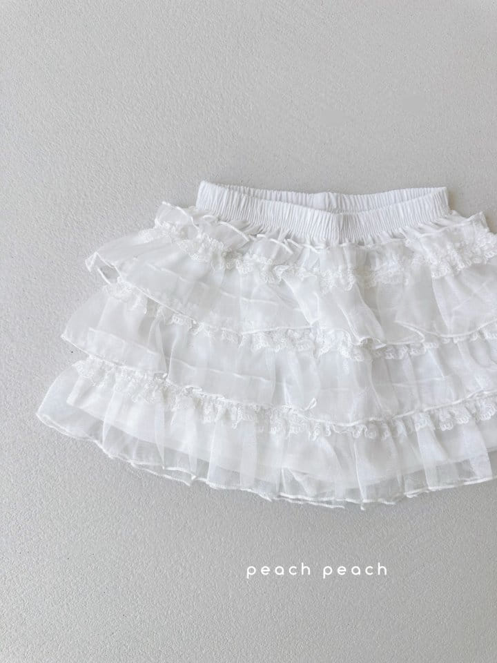 Peach peach - Korean Children Fashion - #childofig - Hani Lace Skirt Pants - 11