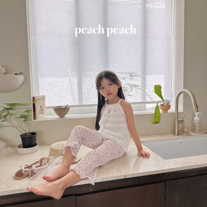 Peach peach - Korean Children Fashion - #childofig - Bibi Pleats Boos Cut Pants - 9