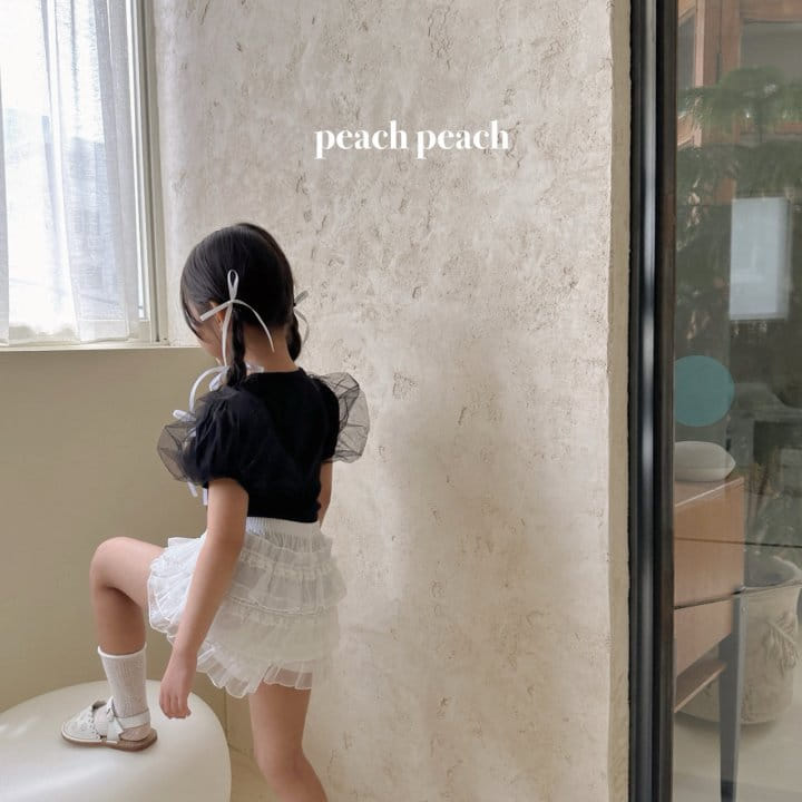 Peach peach - Korean Children Fashion - #childofig - Nana Tee - 6