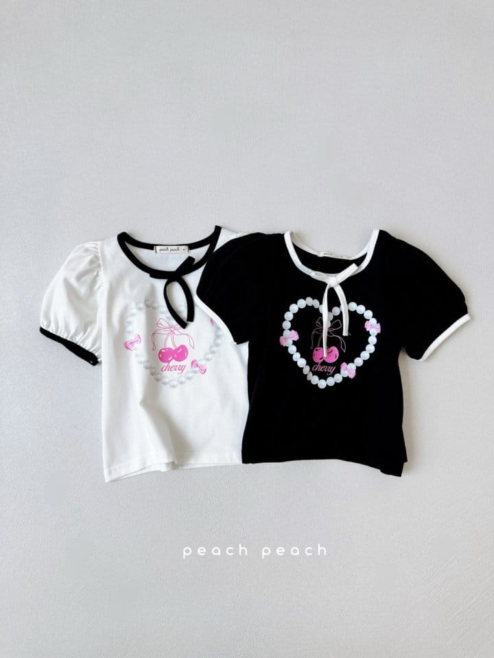 Peach peach - Korean Children Fashion - #childofig - Ju Ju Tee - 5