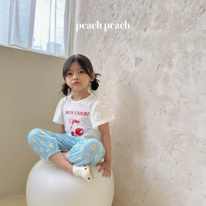 Peach peach - Korean Children Fashion - #childofig - Cherry Coke Tee - 4