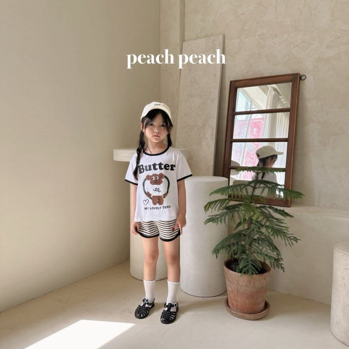 Peach peach - Korean Children Fashion - #childofig - Butter Tee - 3