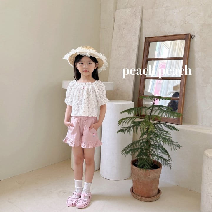 Peach peach - Korean Children Fashion - #childofig - Madeleine Blouse