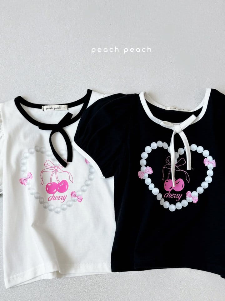 Peach peach - Korean Children Fashion - #childrensboutique - Ju Ju Tee - 6