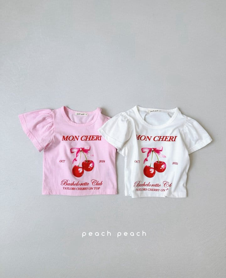 Peach peach - Korean Children Fashion - #childrensboutique - Cherry Coke Tee - 5