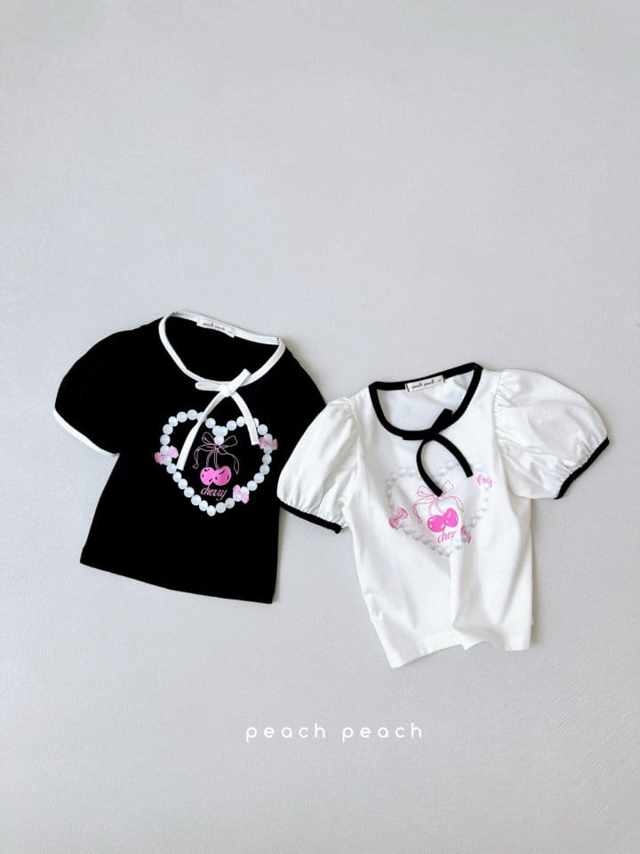 Peach peach - Korean Children Fashion - #designkidswear - Ju Ju Tee - 7