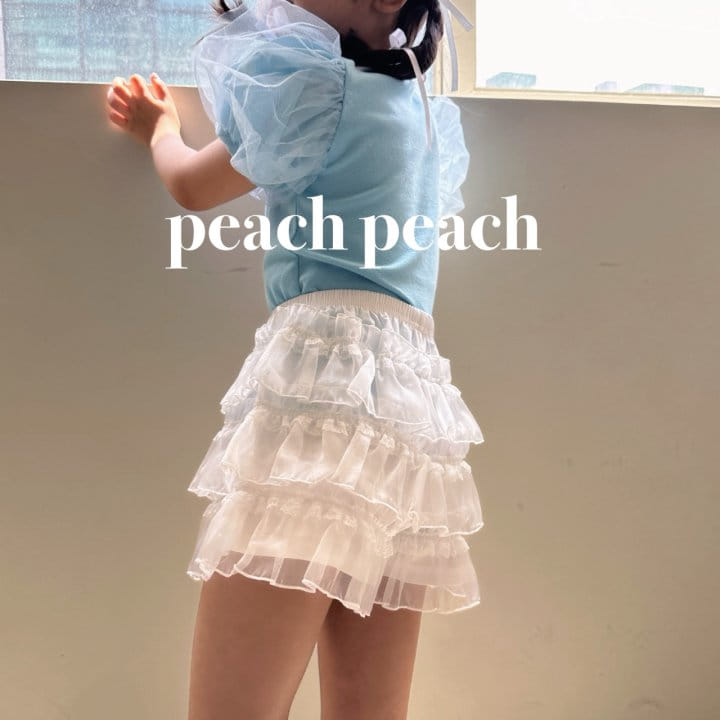 Peach peach - Korean Children Fashion - #fashionkids - Hani Lace Skirt Pants