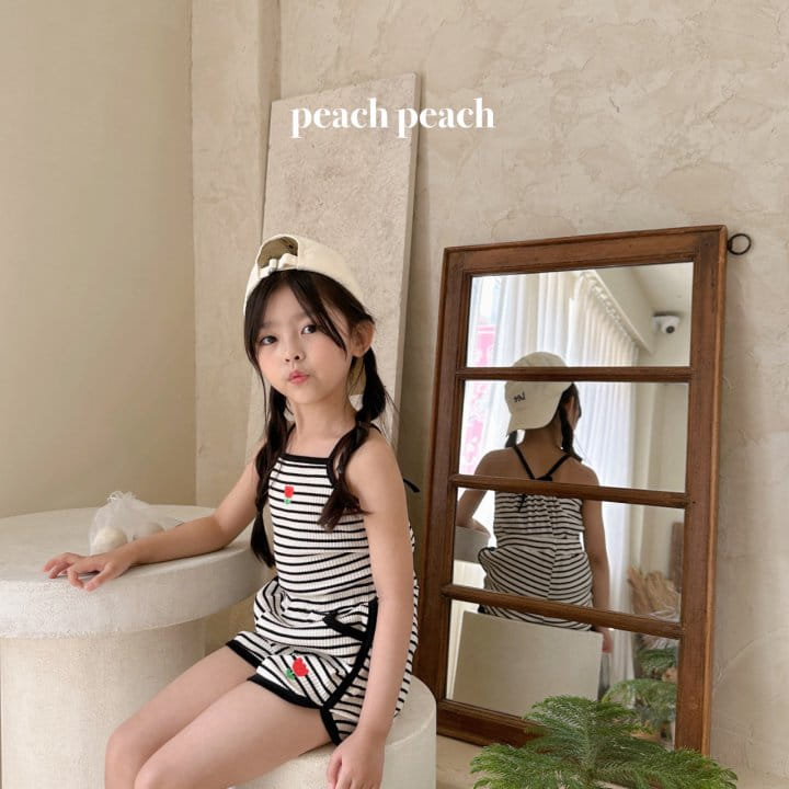 Peach peach - Korean Children Fashion - #fashionkids - Coco Sleeveless Tee - 11