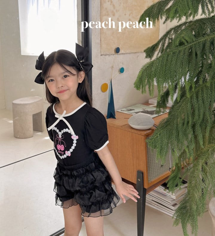 Peach peach - Korean Children Fashion - #fashionkids - Ju Ju Tee - 9