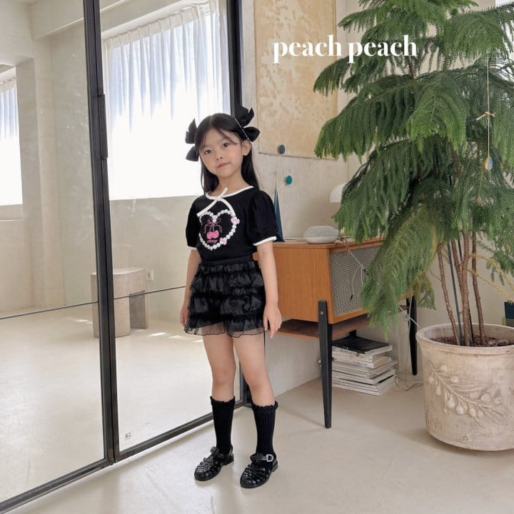 Peach peach - Korean Children Fashion - #kidsshorts - Ju Ju Tee - 10